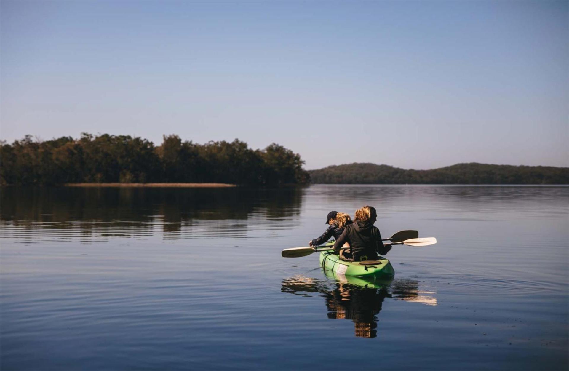 Bombah Point Eco Cottages Bulahdelah Esterno foto